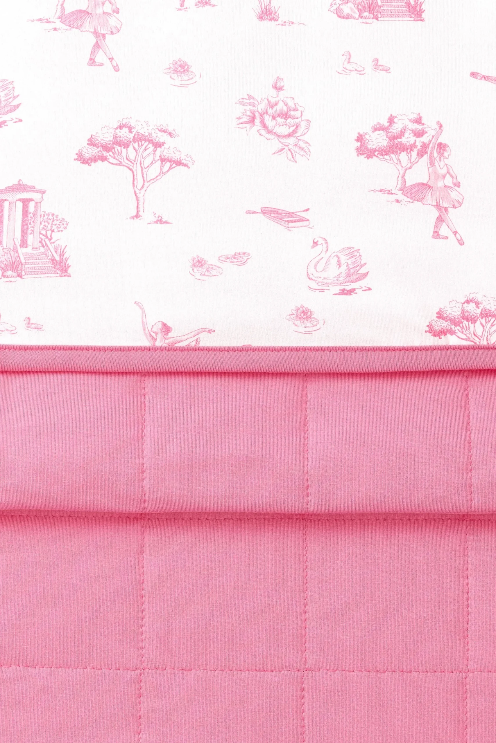 Toddler Blanket in Toile Ballet 1.0
