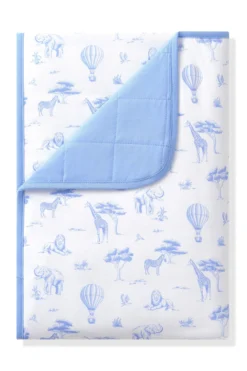 Toddler Blanket in Toile Safari 1.0