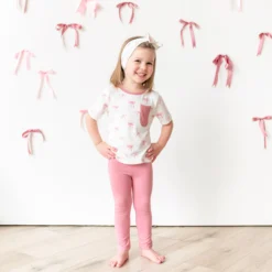 Toddler Crew Neck Tee in Bow
