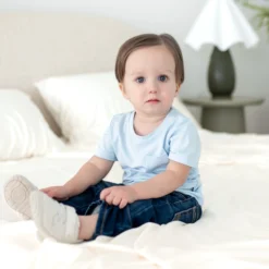 Toddler Crew Neck Tee in Breeze
