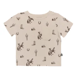 Toddler Crew Neck Tee in Classic Cowboy
