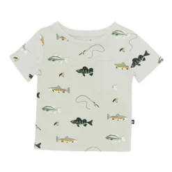 Toddler Crew Neck Tee in Fishing