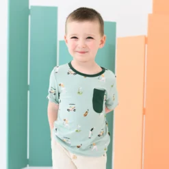 Toddler Crew Neck Tee in Golf