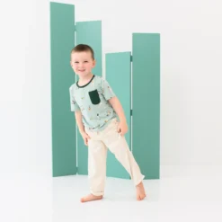 Toddler Crew Neck Tee in Golf