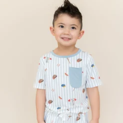 Toddler Crew Neck Tee in Home Run