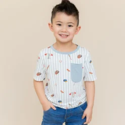 Toddler Crew Neck Tee in Home Run