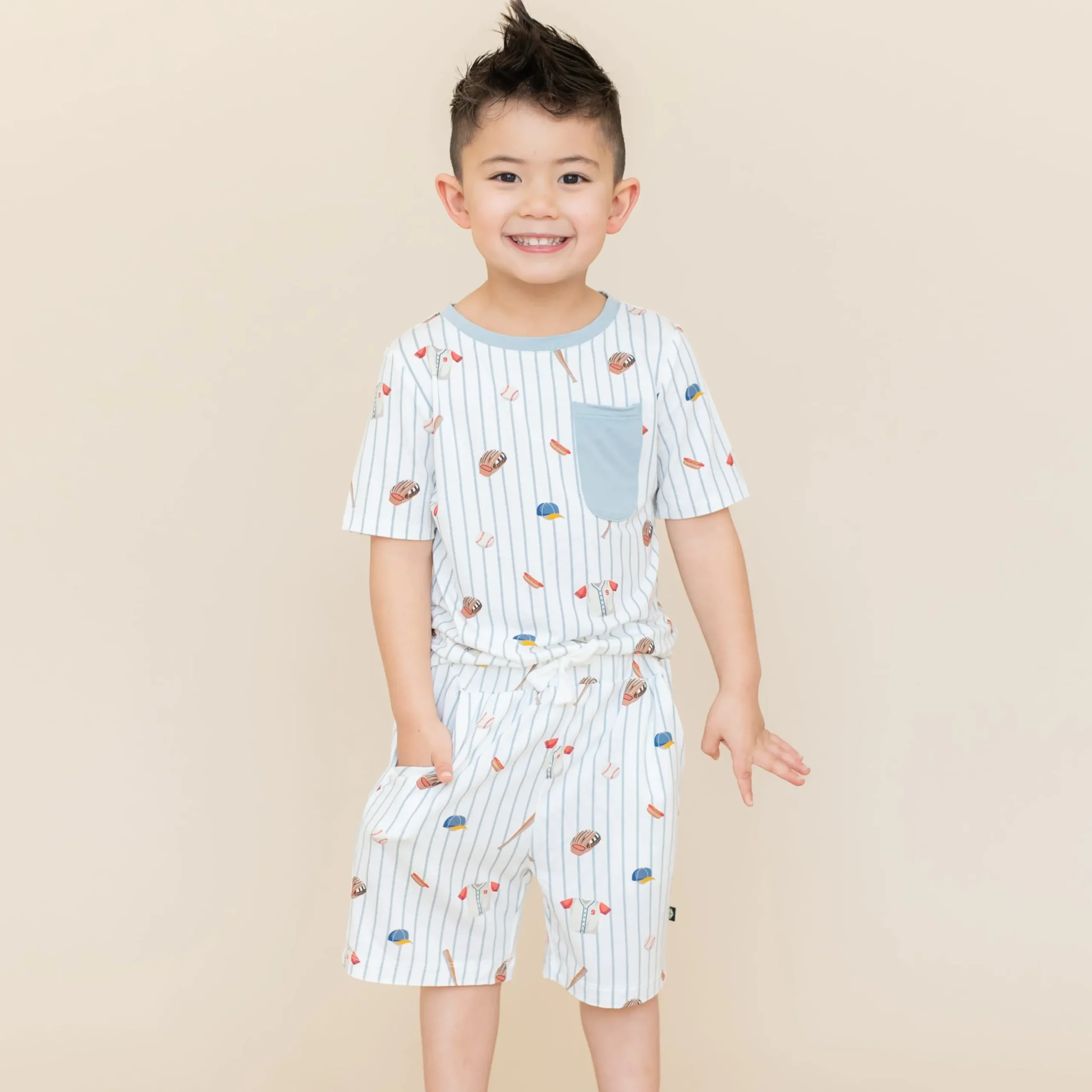 Toddler Crew Neck Tee in Home Run
