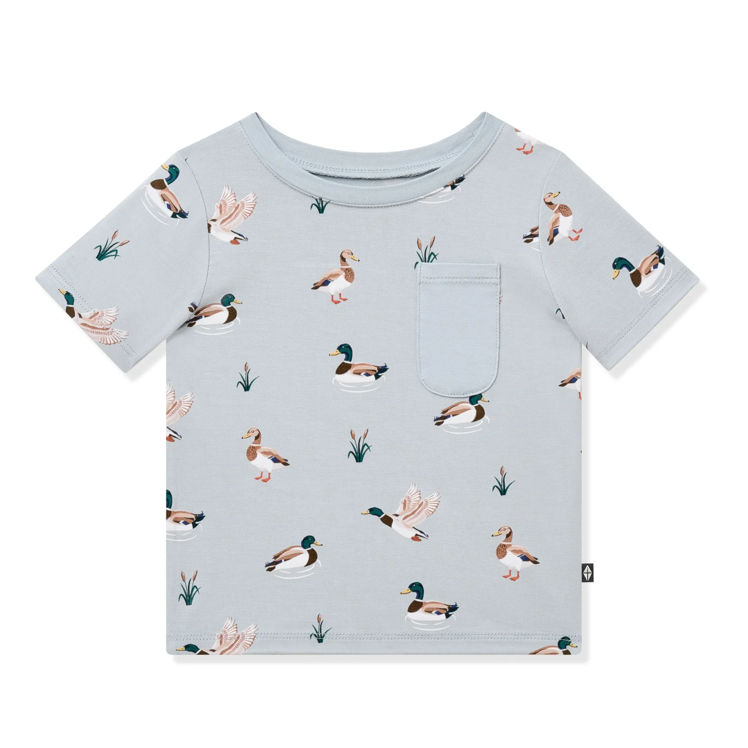 Toddler Crew Neck Tee in Mallard Duck