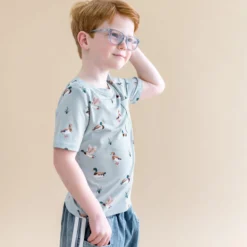 Toddler Crew Neck Tee in Mallard Duck