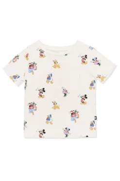 Toddler Crew Neck Tee in Mickey Mouse and Friends