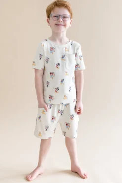 Toddler Crew Neck Tee in Mickey Mouse and Friends