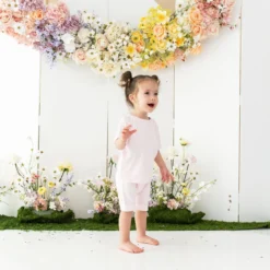 Toddler Crew Neck Tee in Sakura
