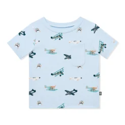 Toddler Crew Neck Tee in Take Off