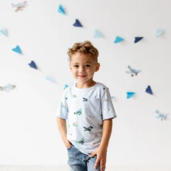 Toddler Crew Neck Tee in Take Off