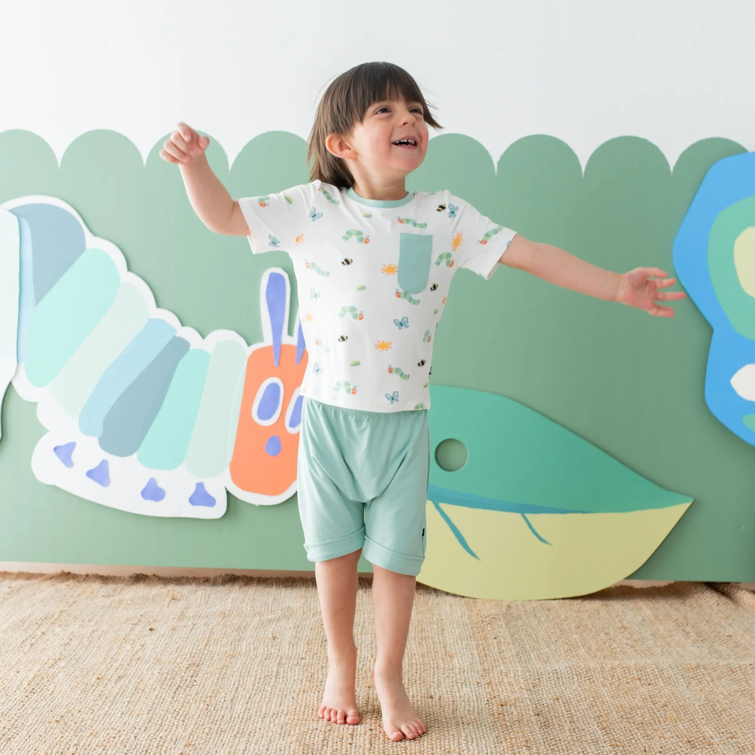 Toddler Crew Neck Tee in The Very Hungry Caterpillar™ and Friends