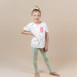 Toddler Crew Neck Tee in Tulip