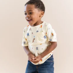 Toddler Crew Neck Tee in Winnie the Pooh Celebration