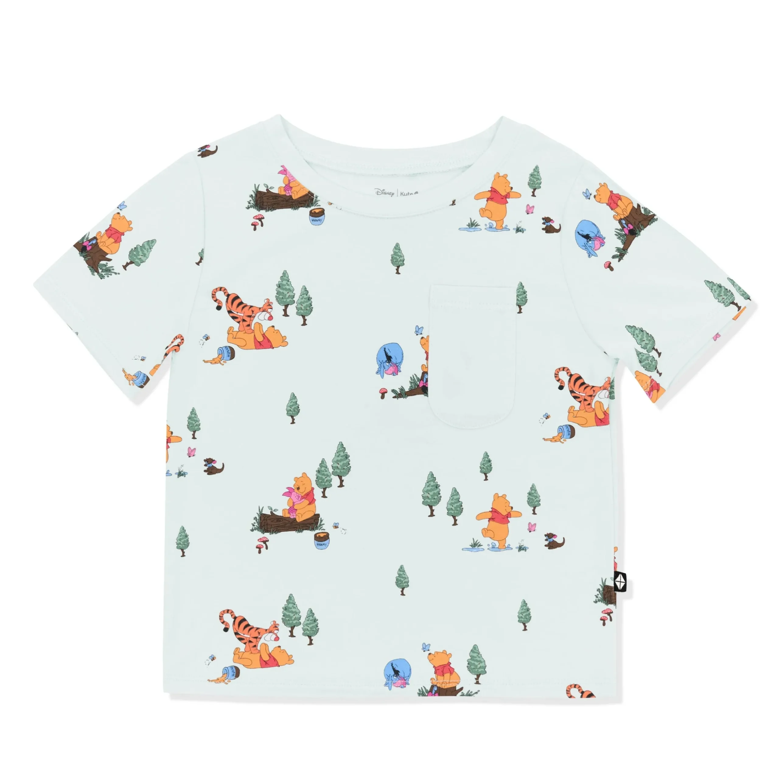 Toddler Crew Neck Tee in Winnie the Pooh Hundred Acre Wood