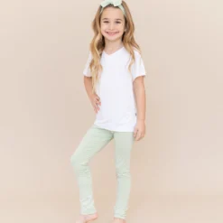 Toddler Leggings in Basil