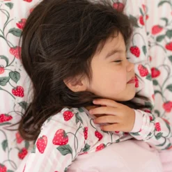 Toddler Pillowcase in Strawberry Fields
