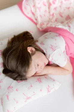 Toddler Pillowcase in Toile Ballet