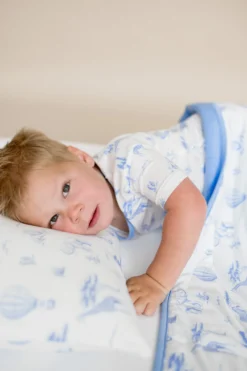 Toddler Pillowcase in Toile Safari