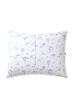 Toddler Pillowcase in Toile Safari