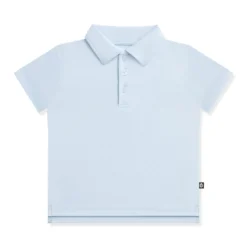 Toddler Short Sleeve Polo in Breeze