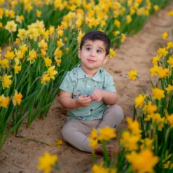 Toddler Short Sleeve Polo in Golf