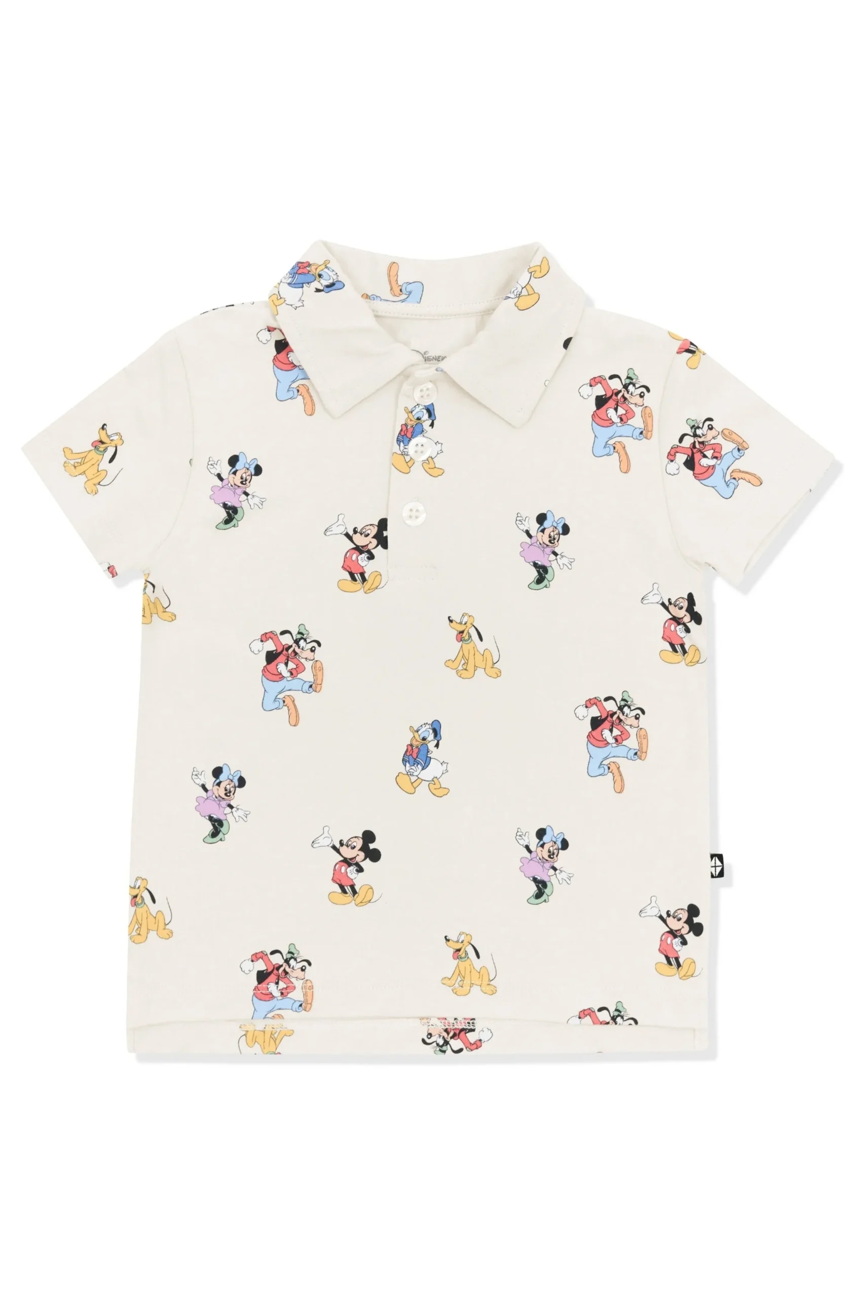 Toddler Short Sleeve Polo in Mickey Mouse and Friends