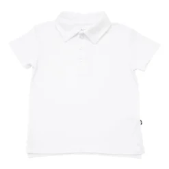 Toddler Short Sleeve Polo in Snow