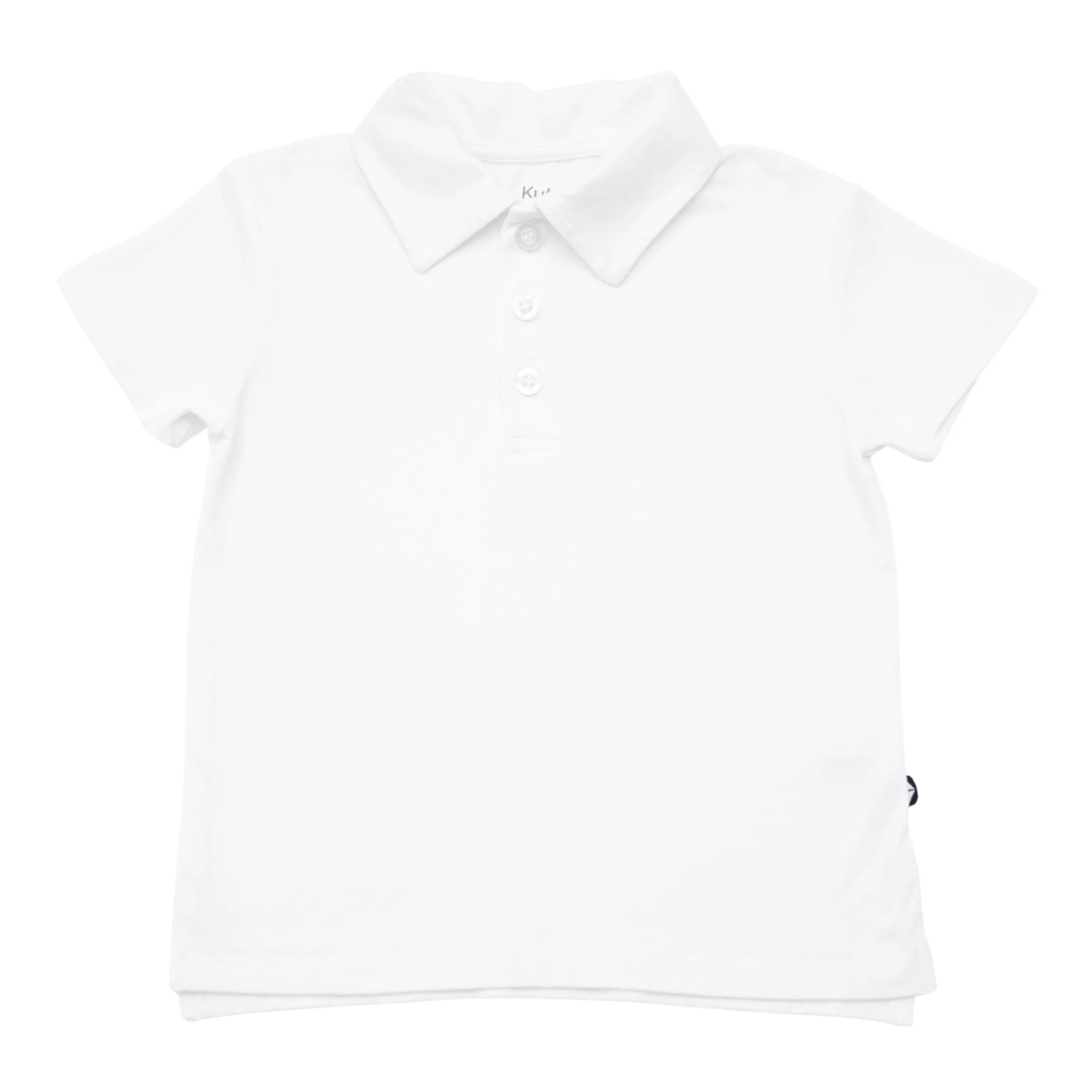 Toddler Short Sleeve Polo in Snow