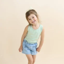 Toddler Tank Top in Basil