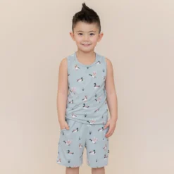 Toddler Tank Top in Mallard Duck