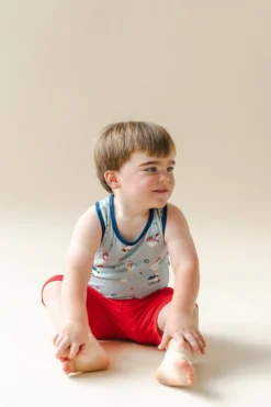Toddler Tank Top in Patriotic Goose