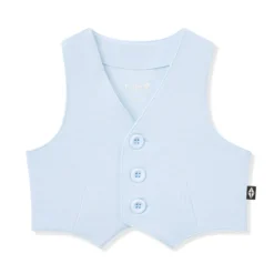 Tuxedo Vest in Breeze