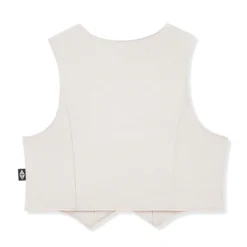 Tuxedo Vest in Oat