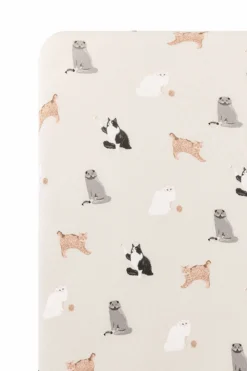 Twin Sheet in Fluffy Cat