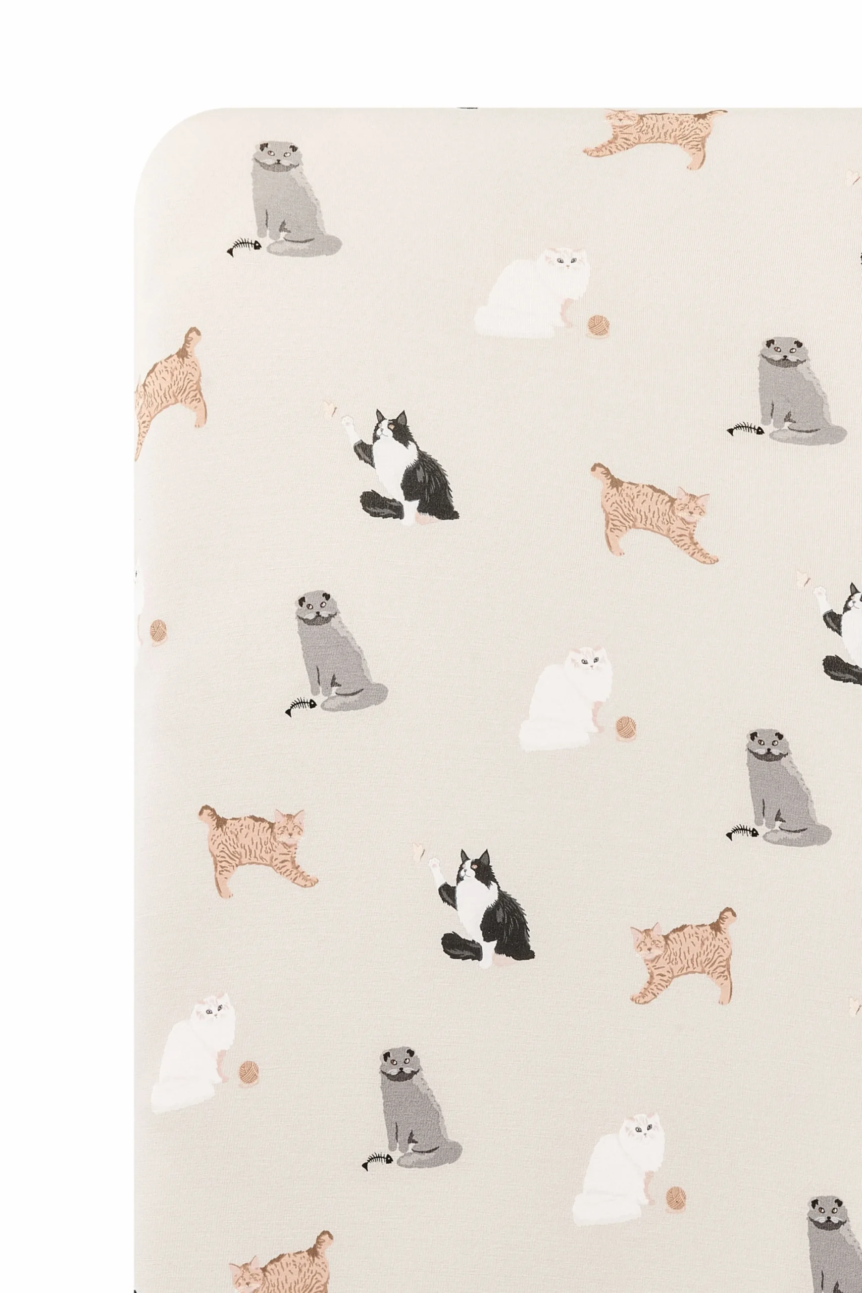 Twin Sheet in Fluffy Cat