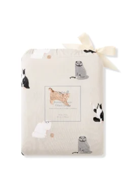 Twin Sheet in Fluffy Cat