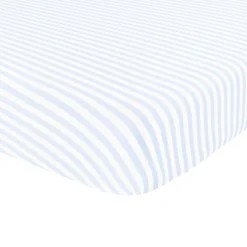 Twin Sheet in Small Mist Stripe