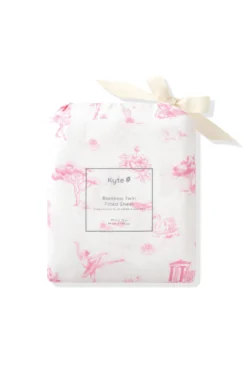 Twin Sheet in Toile Ballet