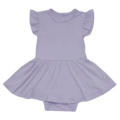 Twirl Bodysuit Dress in Taro