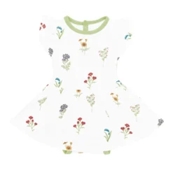 Twirl Bodysuit Dress in Wildflower
