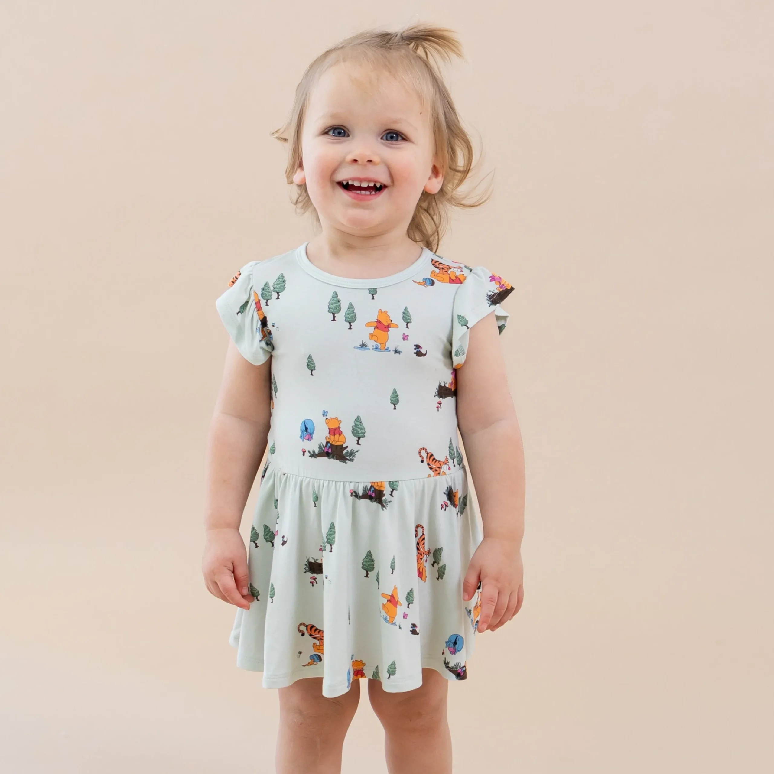 Twirl Bodysuit Dress in Winnie the Pooh Hundred Acre Wood
