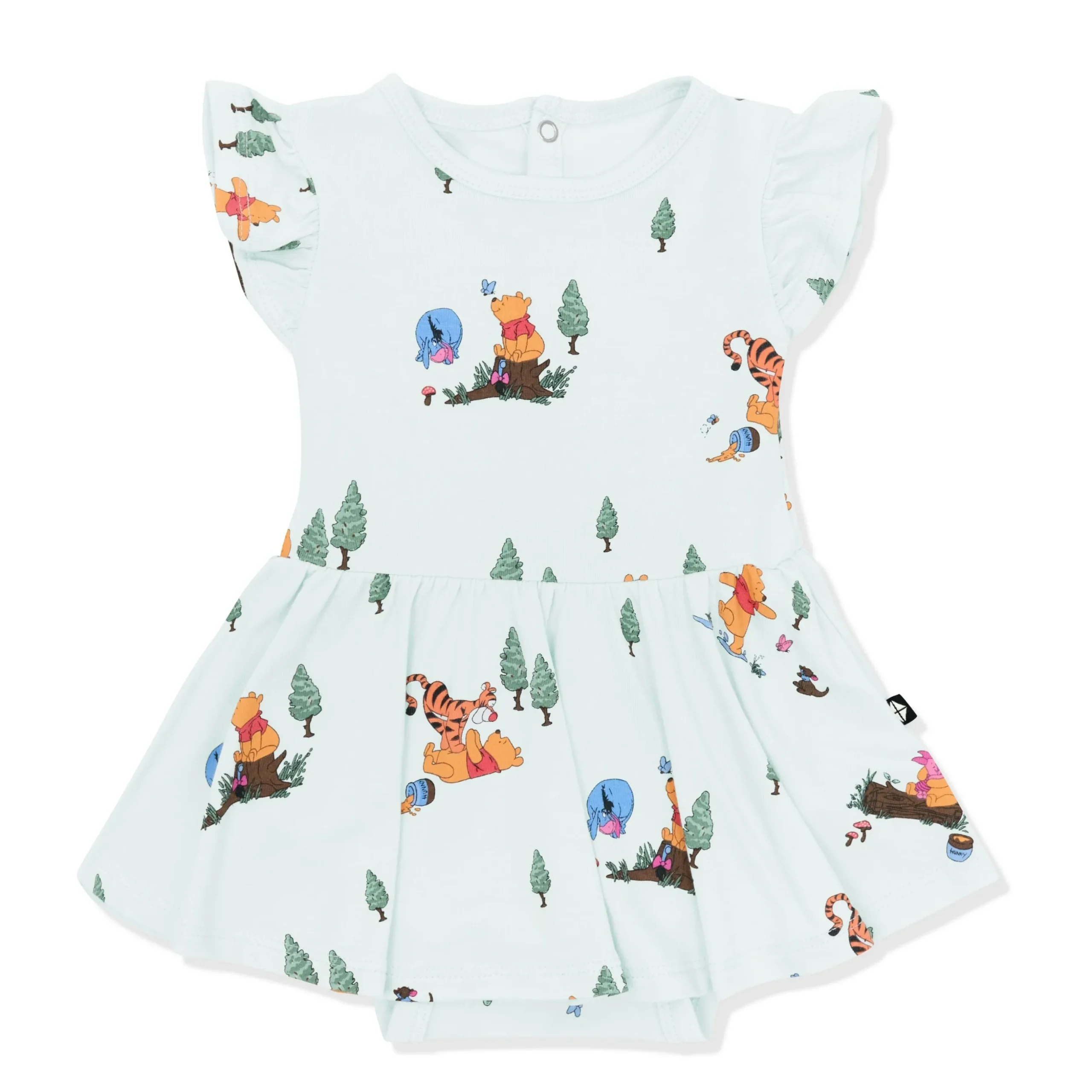 Twirl Bodysuit Dress in Winnie the Pooh Hundred Acre Wood