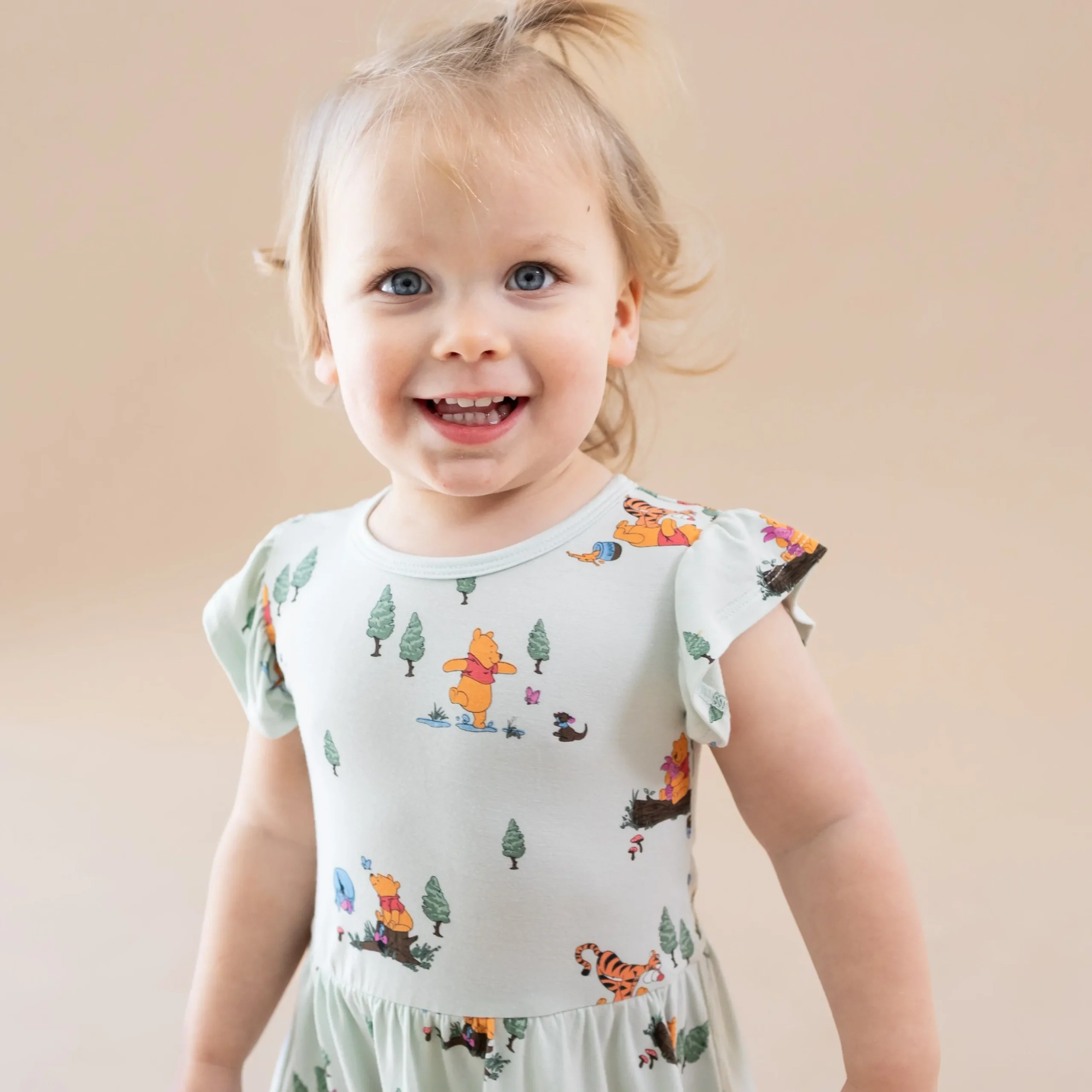 Twirl Bodysuit Dress in Winnie the Pooh Hundred Acre Wood
