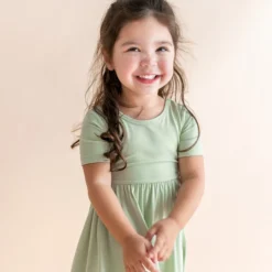 Twirl Dress in Basil