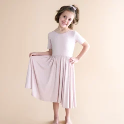 Twirl Dress in Blush