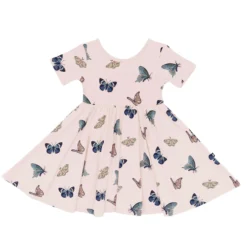 Twirl Dress in Blush Butterfly